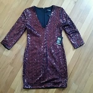 Express Red Sequin mini